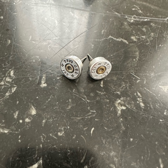 Bullet Casing Earrings - Picture 2 of 6